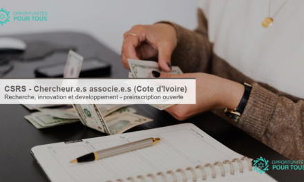 CSRS – Appel à préinscription pour le recrutement de chercheur·e·s associé·e·s