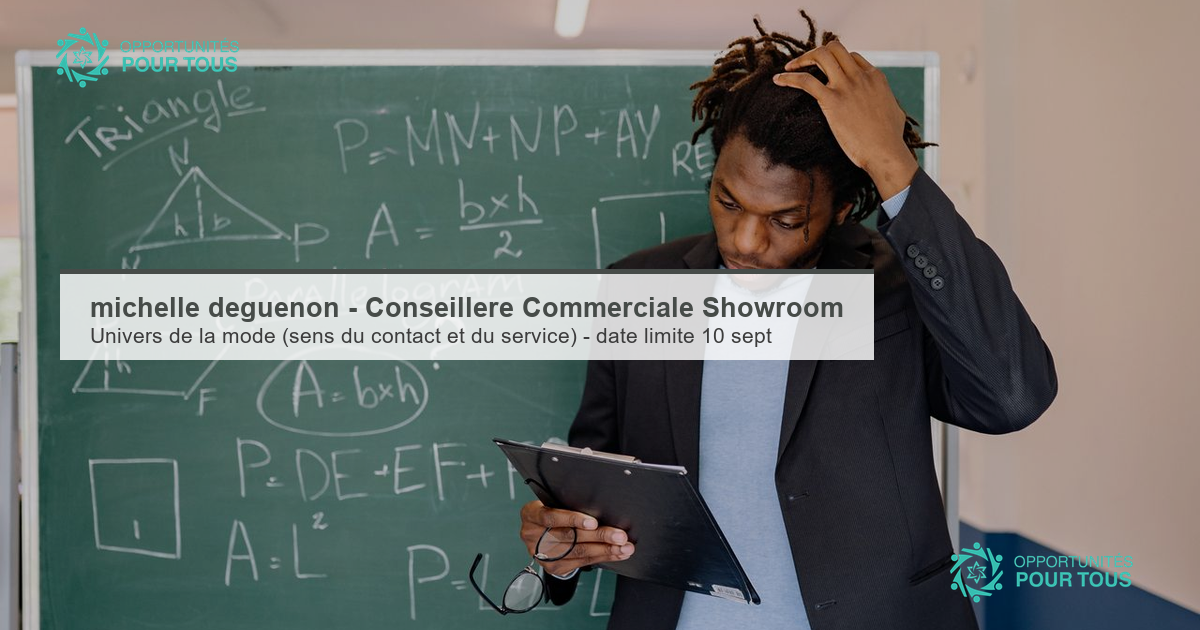 michelle deguenon recrute une Conseillère Commerciale en Showroom