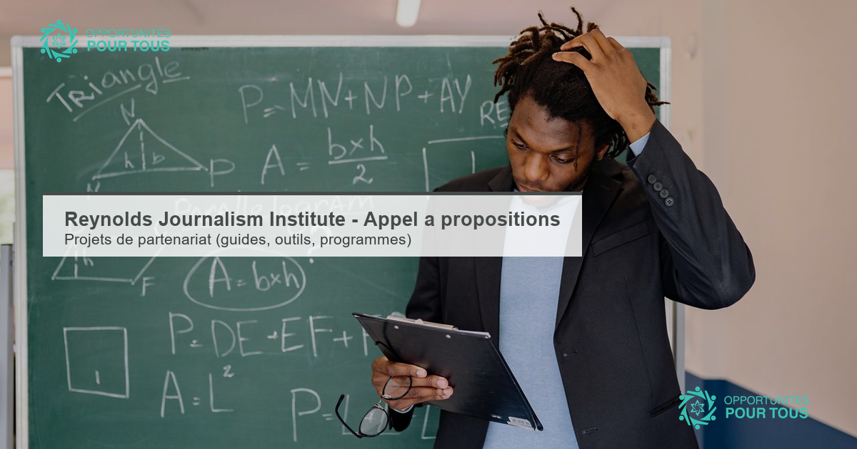 Reynolds Journalism Institute – Appel à propositions pour des projets de partenariat