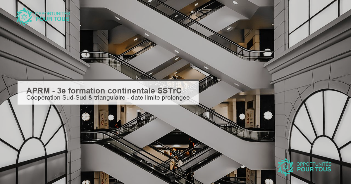 APRM (MAEP) – 3e formation continentale sur la coopération Sud-Sud et triangulaire