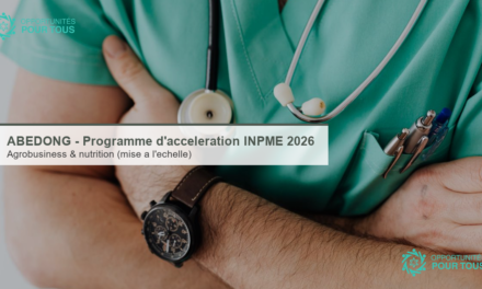 ABEDONG – Appel à candidatures : Programme d&rsquo;accélération INPME 2026