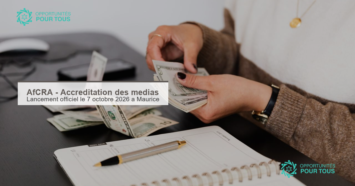 AfCRA – Accréditation des médias pour le lancement officiel du 7 octobre 2026 à Maurice