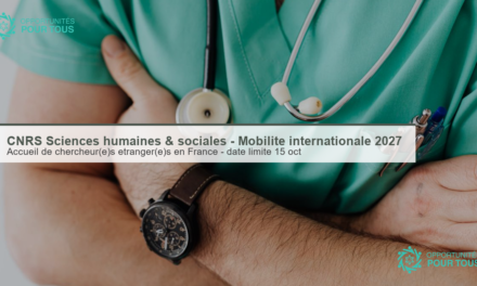 CNRS Sciences humaines & sociales – Soutien à la Mobilité Internationale 2027