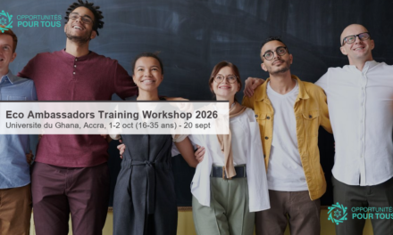 Eco Ambassadors Training Workshop 2026 – Accra (16-35 ans, toute l&rsquo;Afrique)
