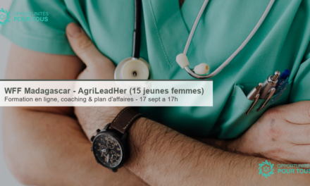 WFF Madagascar – AgriLeadHer : 15 jeunes femmes porteuses de projet recherchées