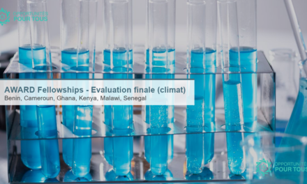 AWARD Fellowships recherche un cabinet pour l&rsquo;évaluation finale de sa Fellowship climat