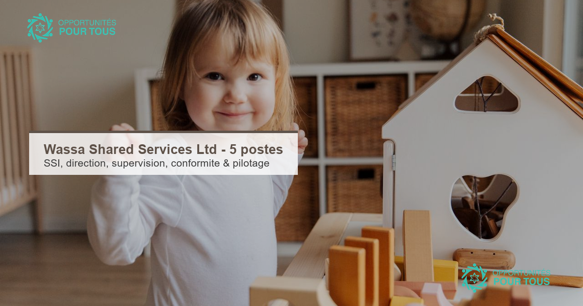 Wassa Shared Services Ltd recrute sur 5 postes