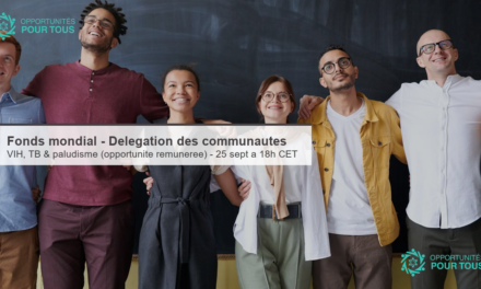 Fonds mondial – La délégation des communautés recherche de nouveaux membres