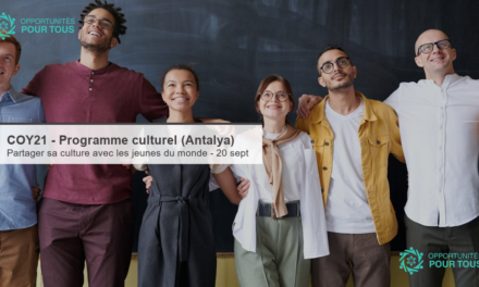 COY21 – Appel à participation au Programme culturel (Antalya, Türkiye)