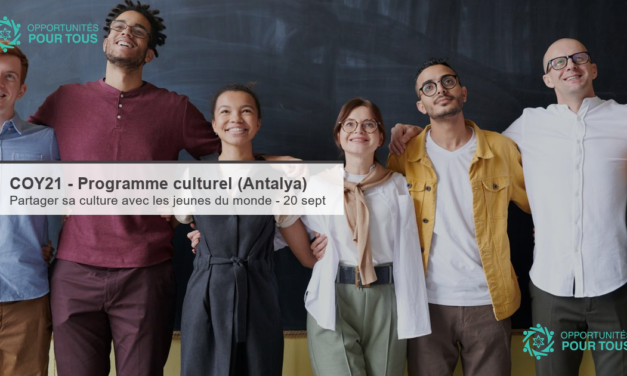 COY21 – Appel à participation au Programme culturel (Antalya, Türkiye)