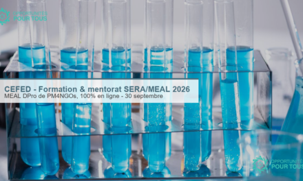 CEFED – Programme Africain de Formation et de Mentorat en SERA/MEAL, édition 2026