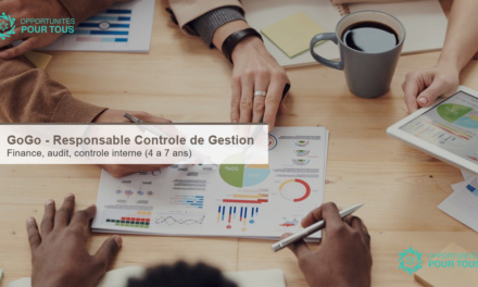 GoGo recrute un(e) Responsable du Contrôle de Gestion et du Contrôle Interne