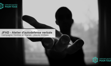 JFAD – Atelier d&rsquo;autodéfense verbale et fabrication de pancartes (places limitées)