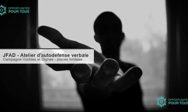 JFAD – Atelier d&rsquo;autodéfense verbale et fabrication de pancartes (places limitées)