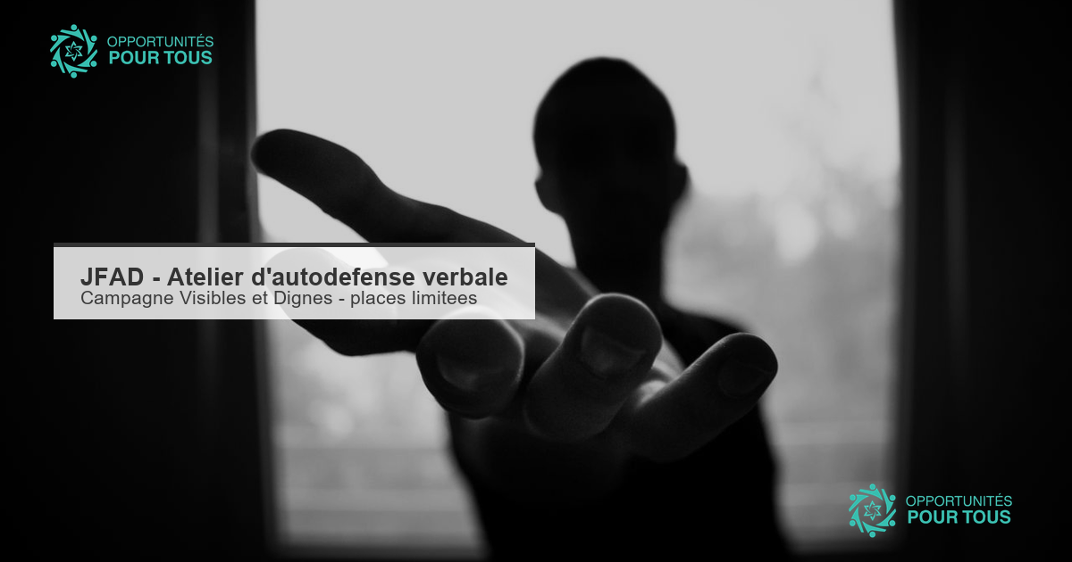 JFAD – Atelier d&rsquo;autodéfense verbale et fabrication de pancartes (places limitées)