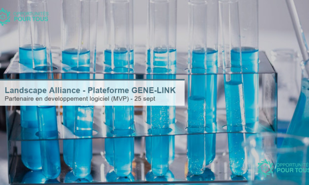 Landscape Alliance – Appel à propositions pour développer la plateforme GENE-LINK