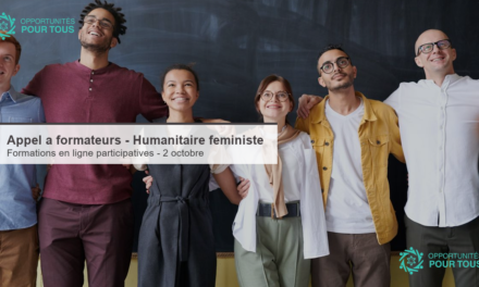 Appel à formateurs – Formations humanitaires féministes en ligne