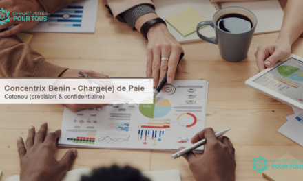 Concentrix Bénin recrute un(e) Chargé(e) de Paie à Cotonou