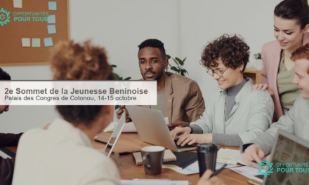 2<sup>e</sup> Sommet de la Jeunesse Béninoise – 14 et 15 octobre au Palais des Congrès de Cotonou