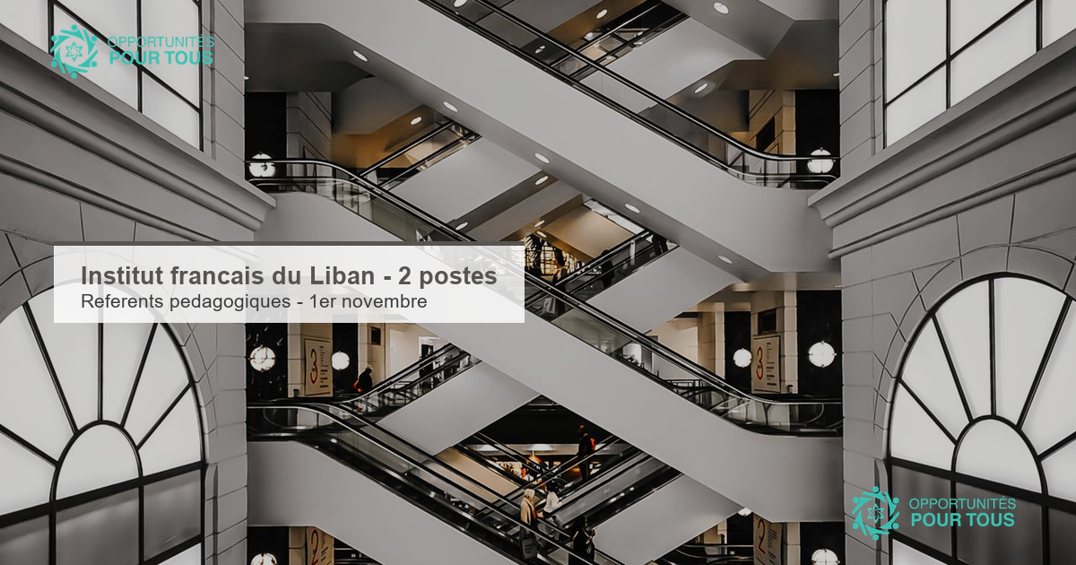 L&rsquo;Institut français du Liban recrute deux référents pédagogiques (Deir el Qamar et Saïda)