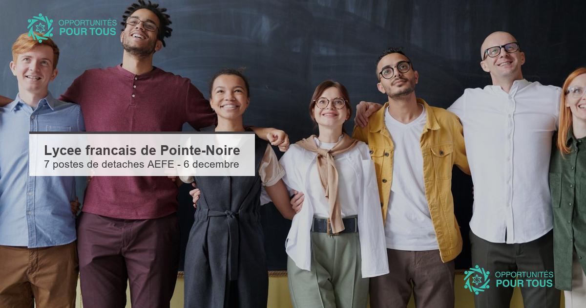 Lycée français Charlemagne de Pointe-Noire – Sept postes d&rsquo;enseignants détachés pour la rentrée 2027