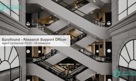 Eurofound – Research Support Officer (agent contractuel FG IV)