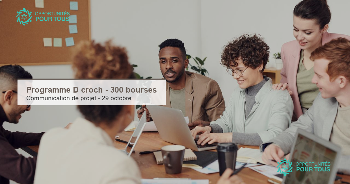 Programme D&rsquo;croch – Une bourse intégrale pour 300 jeunes diplômés d&rsquo;Afrique francophone