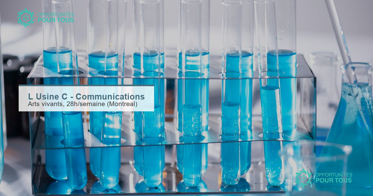 L&rsquo;Usine C recrute un·e adjoint·e aux communications et au marketing (28 h/semaine)